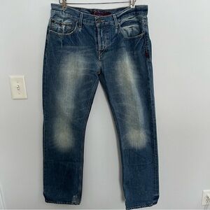 Christian Audigier Men’s Button Fly Jeans Size 36x32